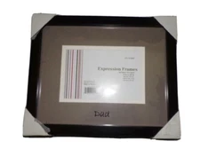 New DAD Expression Frames black 10x8 includes 2 mats 