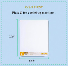 Plate C Compatible with Cuttlebug Die Cutting Machine 5.87X7.75 1 Plate