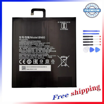New Replacement Phone Battery BN60 For Xiaomi Mipad 4 Pad 4 Tablet Battery
