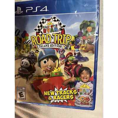 NEW Race With Ryan Road Trip Deluxe Edition Sony PS4 Video Game