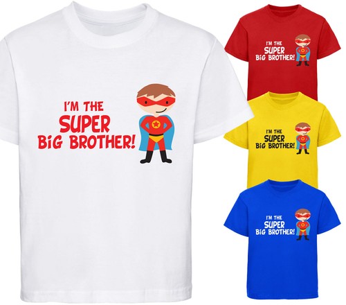 Big Brother Superhero T-Shirt Kids 