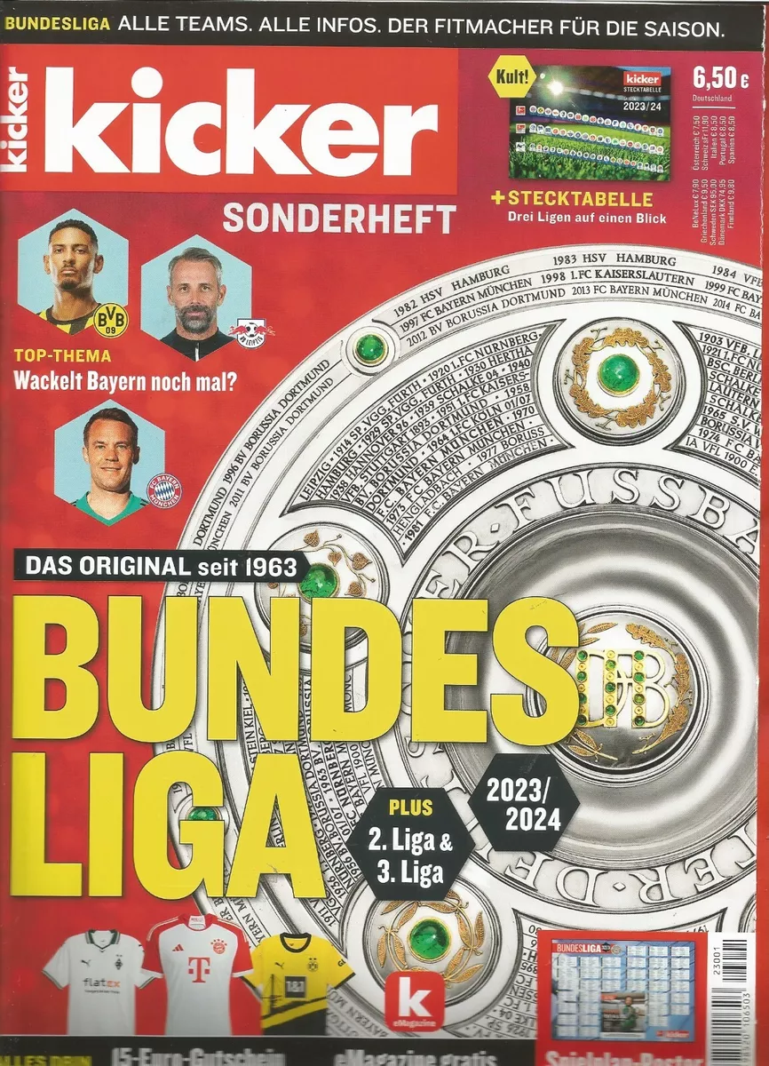 Kicker Special Issue 27.7.2023 Bundesliga 2023/24