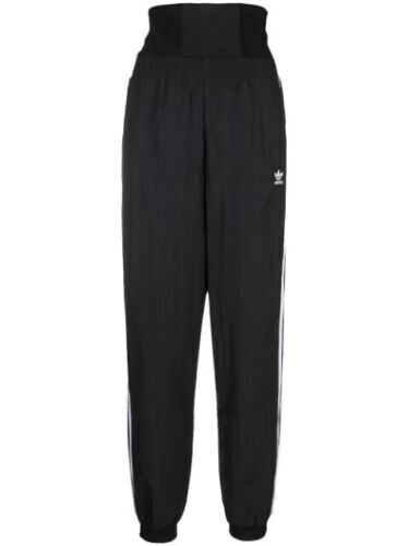 パンツ doublet TRACK PANTS adidas GN2868 Women's Sz L Black Double-Waistband Fashion Track
