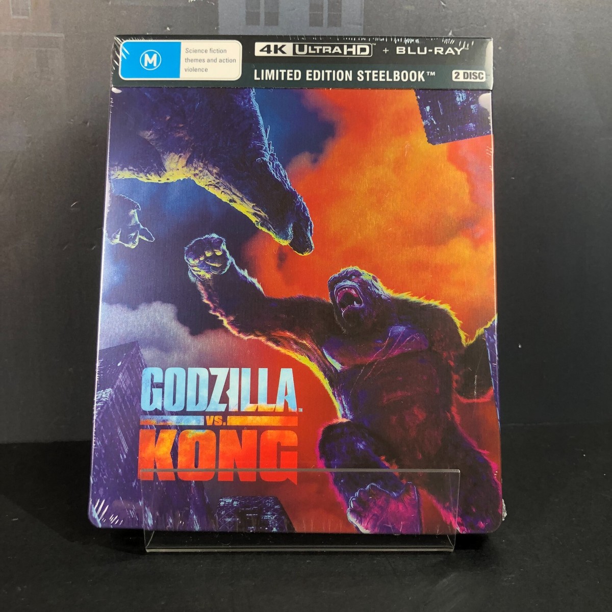 GODZILLA KONG (JB Hi-Fi EXCLUSIVE) STEELBOOK 4K ULTRA HD BLU