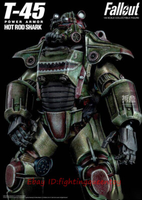 ThreeZero Fallout 4 T-45 Power Armor Hot Rod Shark 1/6 Action