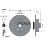 Textar 2X Bremsscheibe 92291003