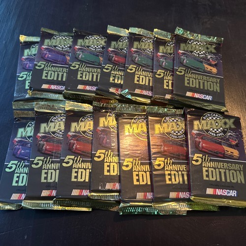 NASCAR 1988 1992 Maxx Race Cards 5th Anniversary Cards New Sealed 14 Nascar 1988 1992 maxx race cards 5th anniversary cards new sealed 14