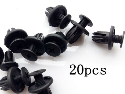 20 Pcs Front & Rear Bumper Retainer Push Type Clip A17267 For Hond Civic Accord