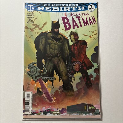 All-Star Batman #1 Scott Snyder John Romita Jr Two Face Variant   DC Comics