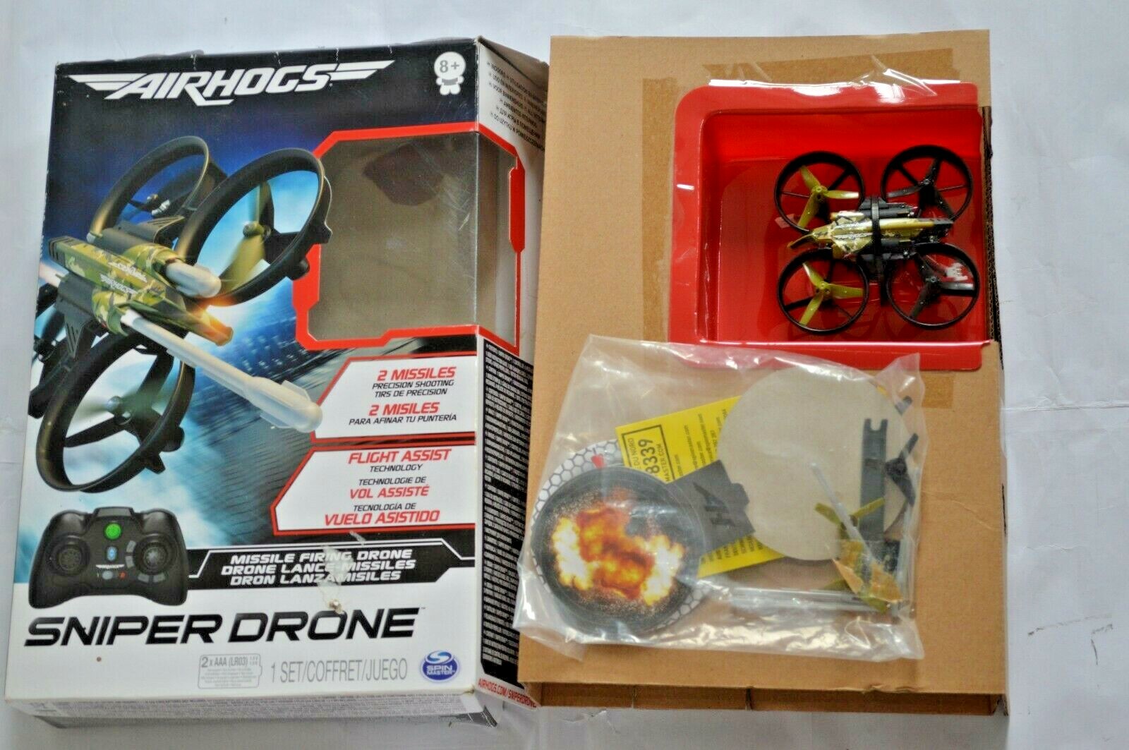 radio controlled air hogs sniper drone
