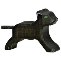 Holztiger 80144 Panther Klein 7 Cm Holzfiguren Serie Wildtiere