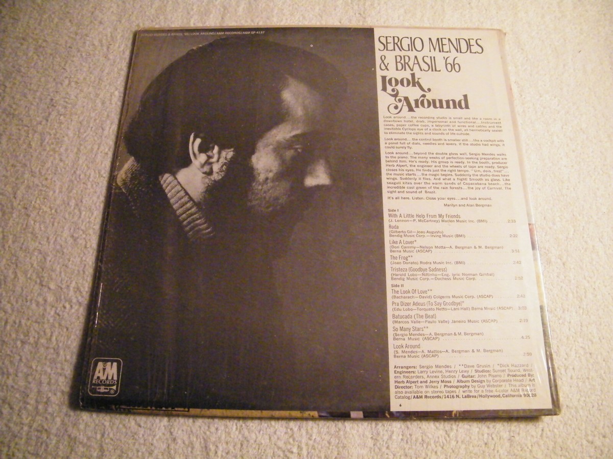 SERGIO MENDES & BRASIL 66 - Look Around - LP A&M 4137 Shrink