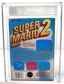 Super Mario Bros 2 II SMB2 New Nintendo NES VGA Grade 85 Qualified First Print