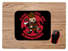 ELMER FUDD ZOMBIE HUNTER CUSTOM MOUSE PAD MAT COMPUTER HOME SCHOOL OFFICE GIFT