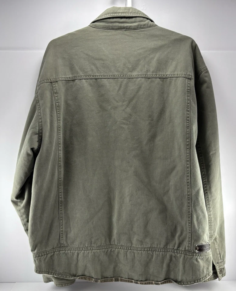 Plugg Jeans Workwear Division 男式 XL 法兰绒内衬 Barn Chor 外套夹克 — 第 2/4 张图片