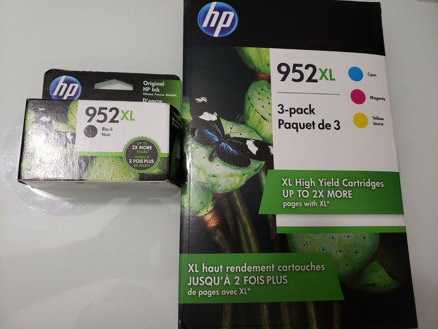HP 952XL High-Yield Cyan/Magenta/Yellow/Jaune Ink Cartridges for sale online | eBay