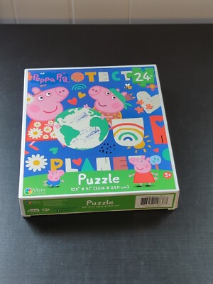 2010 Peppa Pig Protect Our Planet 24 Piece Puzzle Vista Puzzles