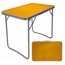 Folding Table Portable Fold Up Tables Camping Garden Party Trestle Dinner Table