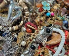 3 Lbs. Vintage to Modern Costume Jewelry Junk Tangled Estate Craft Lot (Lt # QQ)