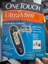 LifeScan OneTouch Ultra Mini Meter Black, New In Box, Never Used Glucose Tester
