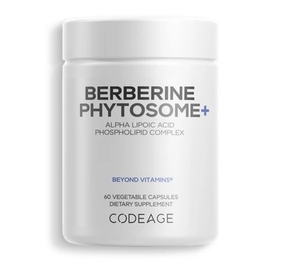 Berberine Phytosome+ Alpha Lipoic Acid Phospholipid Complex Supplement - 60 Caps