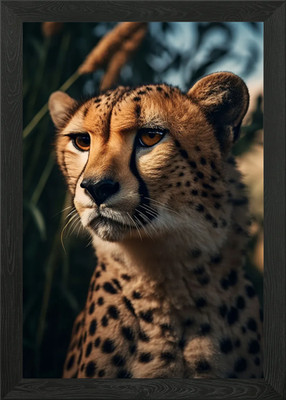 Gepard gerahmtes Wandbild Poster Leinwanddruck Bild