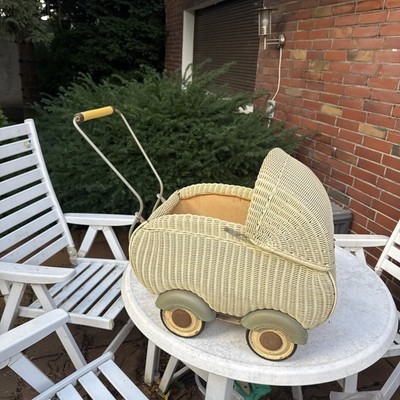 Vintage Puppenwagen, Sportwagen, Korbpuppenwagen 50er Jahre | eBay.de