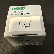 USHIO Halogen Projector Lamp EJV 21V - 150W New In Box