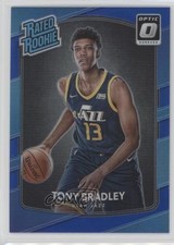 2017-18 Panini Donruss Optic Rated Rookie Blue Prizm 6/49 Tony Bradley #173 0b3
