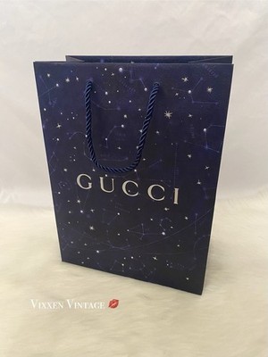 GUCCI 2023 EQUILIBRIUM IRIDESCENT CONSTELLATION ASTROLOGY MEDIUM PAPER GIFT BAG