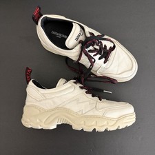 Zadig Voltaire Womens 39 / 9 US Blaze Chunky Sneakers White Leather
