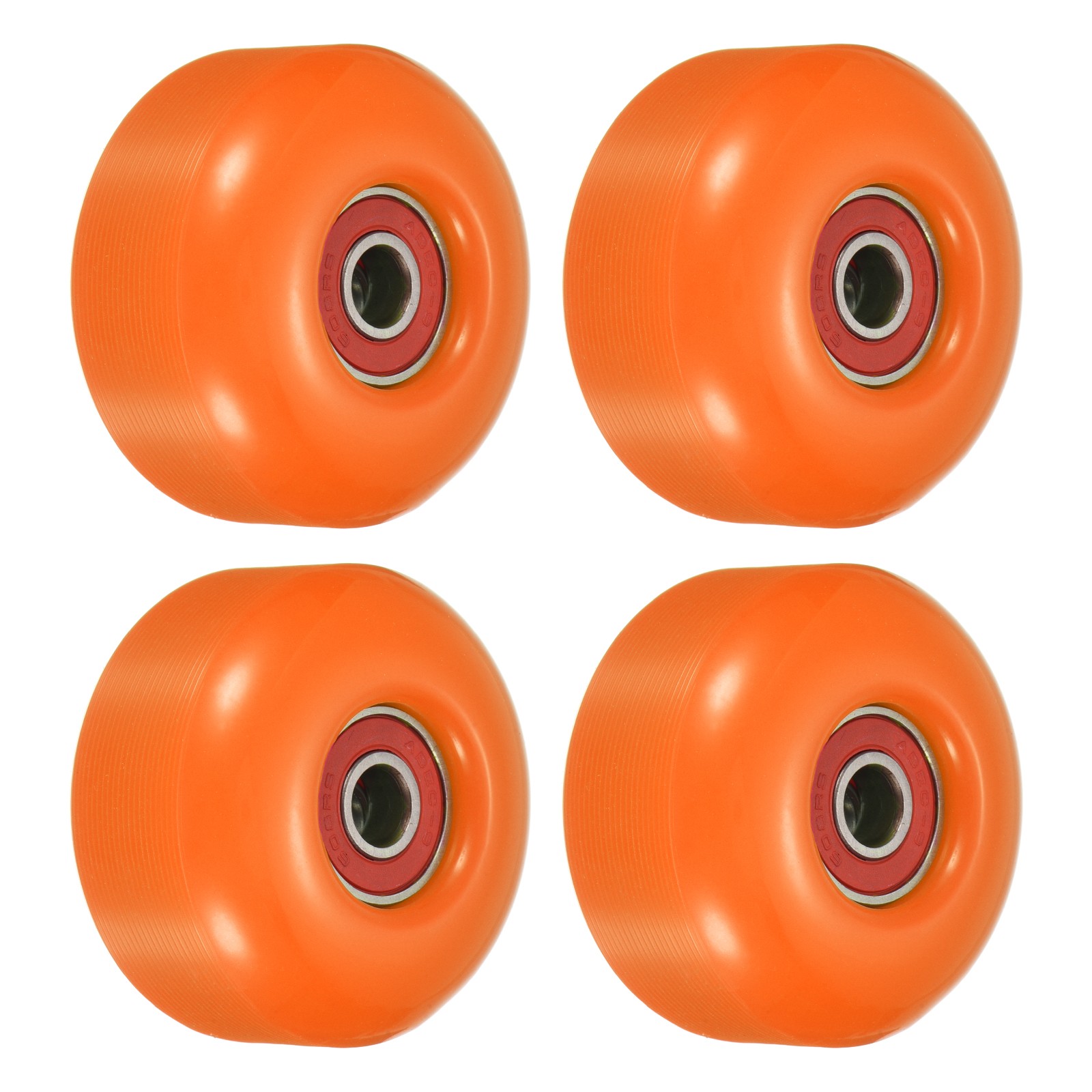 Wheel With Bearings Abec-9 Street Wheels 95a Orange Red 4pcs