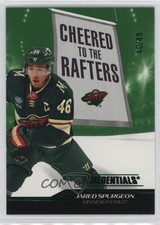 2024 Credentials Cheered to the Rafters Green 40/49 Jared Spurgeon #CR-JS 0ip6