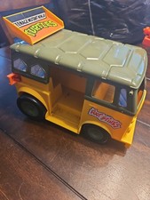 Vintage 1989 TMNT Party Wagon Turtle Van Playmates Mirage Studios