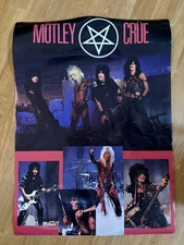 Motley Crue VTG Shout At The Devil 1983 Poster