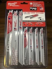 Milwaukee 16 Piece SAWZALL Metal Cutting Blade Set (49-22-1216T)