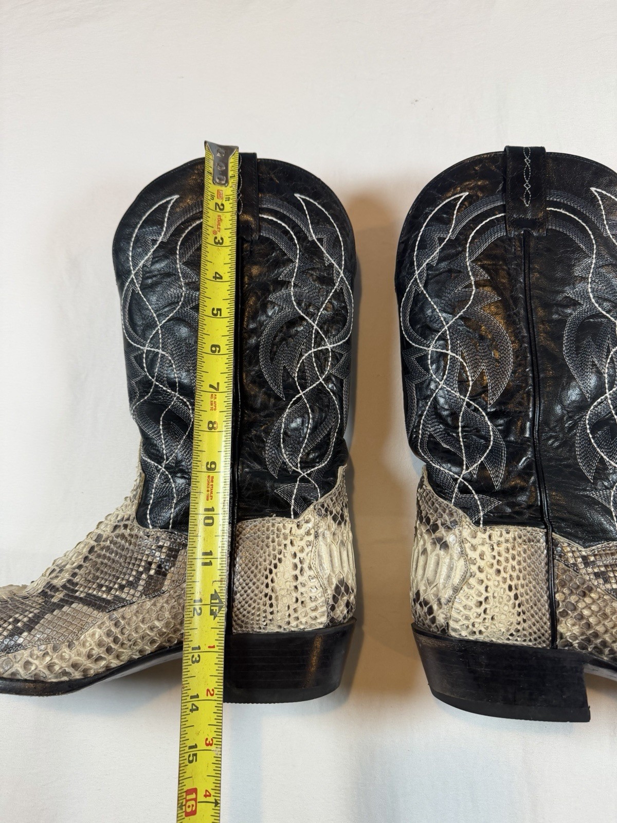 Dan Post Mens 12 Manning Python Cowboy Boots Genu… - image 21