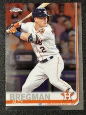 2019 Topps Chrome #19 Alex Bregman Base Card Houston Astros