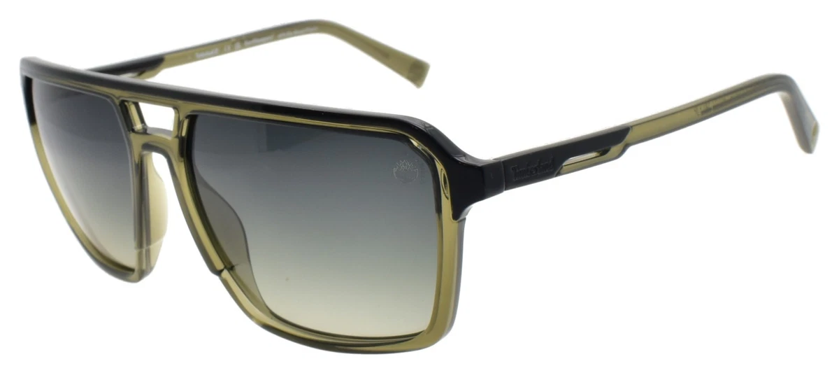 Timberland TB9301 96R Men's Sunglasses 60-17-140 Aviator Green / Polarized