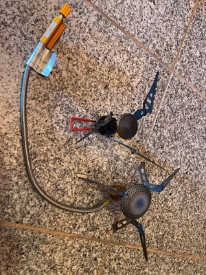 zwei Gaskocher/ gebraucht/ 1 EOE & 1 Robens/ gute Brennleistung/ leicht