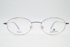 Rodenstock R 4178 Titanium Oval Eyeglasses Silber Blau Frame New