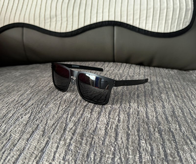 Oakley Holbrook Metal OO4123 Polarized Sunglasses Black Frames Black Lens