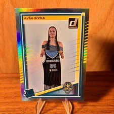 Ajša Sivka 2025 Donruss Rated Rookie Silver Holo Chicago Sky RC #93