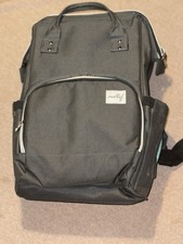 Motif Breast Pump Diaper Bag Backpack Large Capacity, Insulated Pocket, Gray