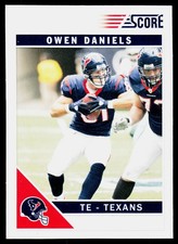 2011 Score Scorecard Owen Daniels #121 Houston Texans