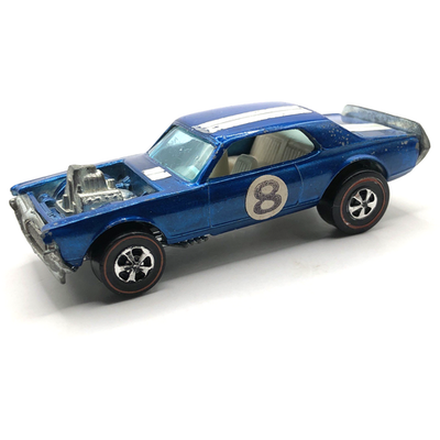 Hot Wheels Redline Nitty Gritty Kitty #8 1969/1970 Blue White