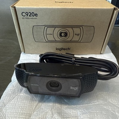 Logitech C920e HD 1080p Mic-Enabled Webcam Black NEW SEALED