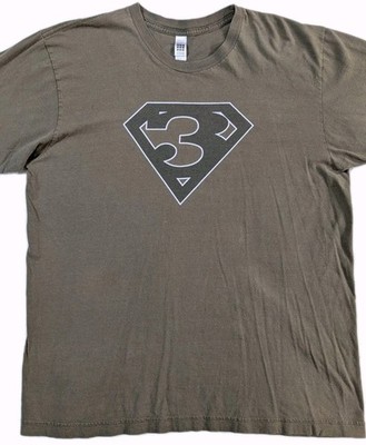 3 Doors Down Concert T-shirt Kryptonite Brown Men's Sz Lg Y2K 