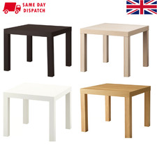 IKEA LACK Side Table 55x55cm Coffee Bedside Table In White Black-Brown Oak