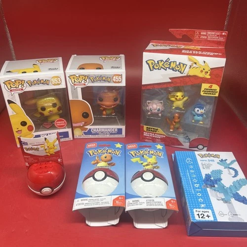 Pokemon Lot: Battle figures, Funko Pops, Mega Construx, Nanoblock